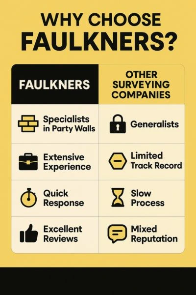 Can I Alter The Party Wall Surveyor? - A Crucial Guide From Faulkner Surveyors 4 Party Wall Mediation {bane} Faulkner Surveyors Royal-Tunbridge-Wells Best Surveyor Near me Royal-Tunbridge-Wells