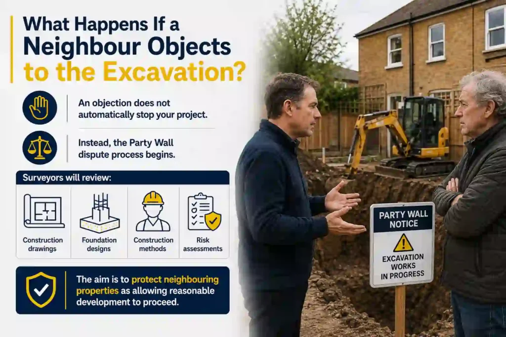 The Complete Guide to Section 6 Excavation Notices 3 What Happens If a Neighbour Objects to the Excavation Royal-Tunbridge-Wells